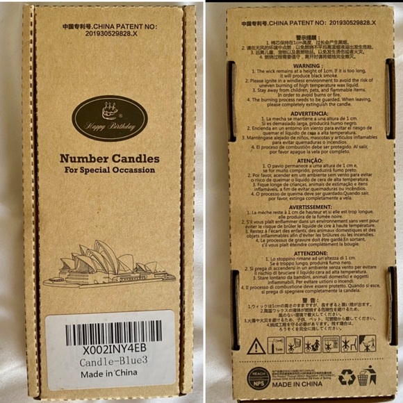 🆕 Number Candle 3 - Picture 3 of 10